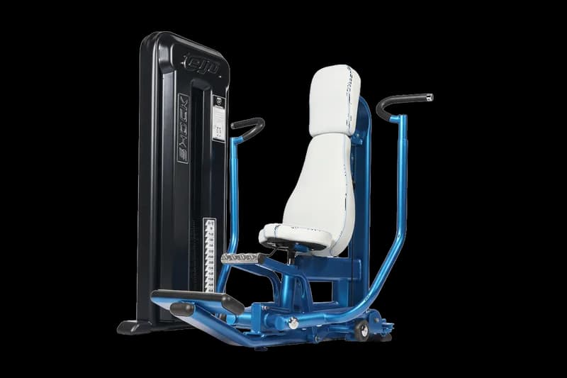 Appareil de musculation Telju — personnalisation Electric Blue / Arctic White